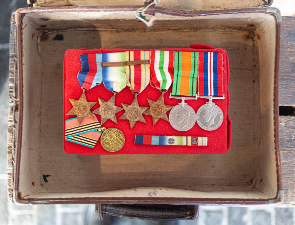 Morris' war medals