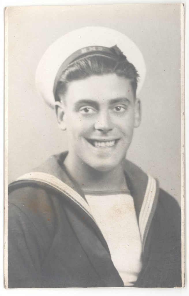 Royal Navy portrait of Aric Arthur Morris